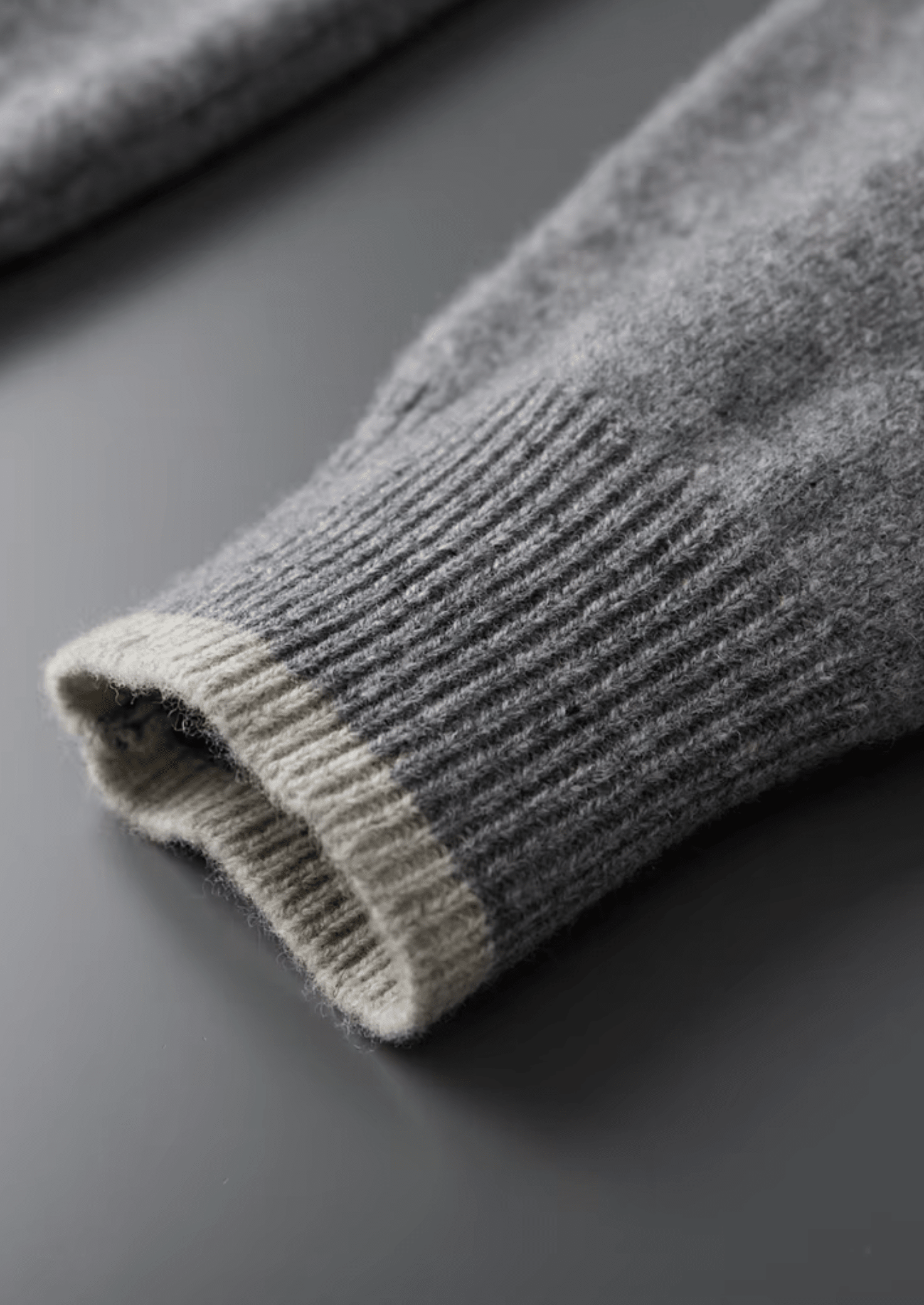 PURE EXTRA - FINE MERINO WOOL TWO TONE SET - LORMIER - 