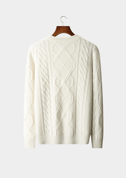 PURE EXTRA - FINE MERINO WOOL WINTERTIME CREWNECK - LORMIER - 