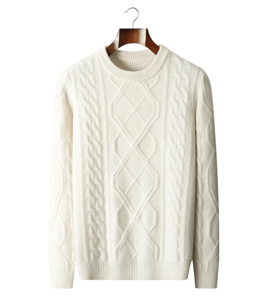 PURE EXTRA - FINE MERINO WOOL WINTERTIME CREWNECK - LORMIER - 