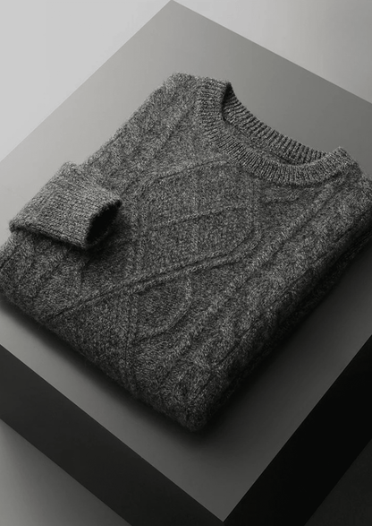 PURE EXTRA - FINE MERINO WOOL WINTERTIME CREWNECK - LORMIER - 