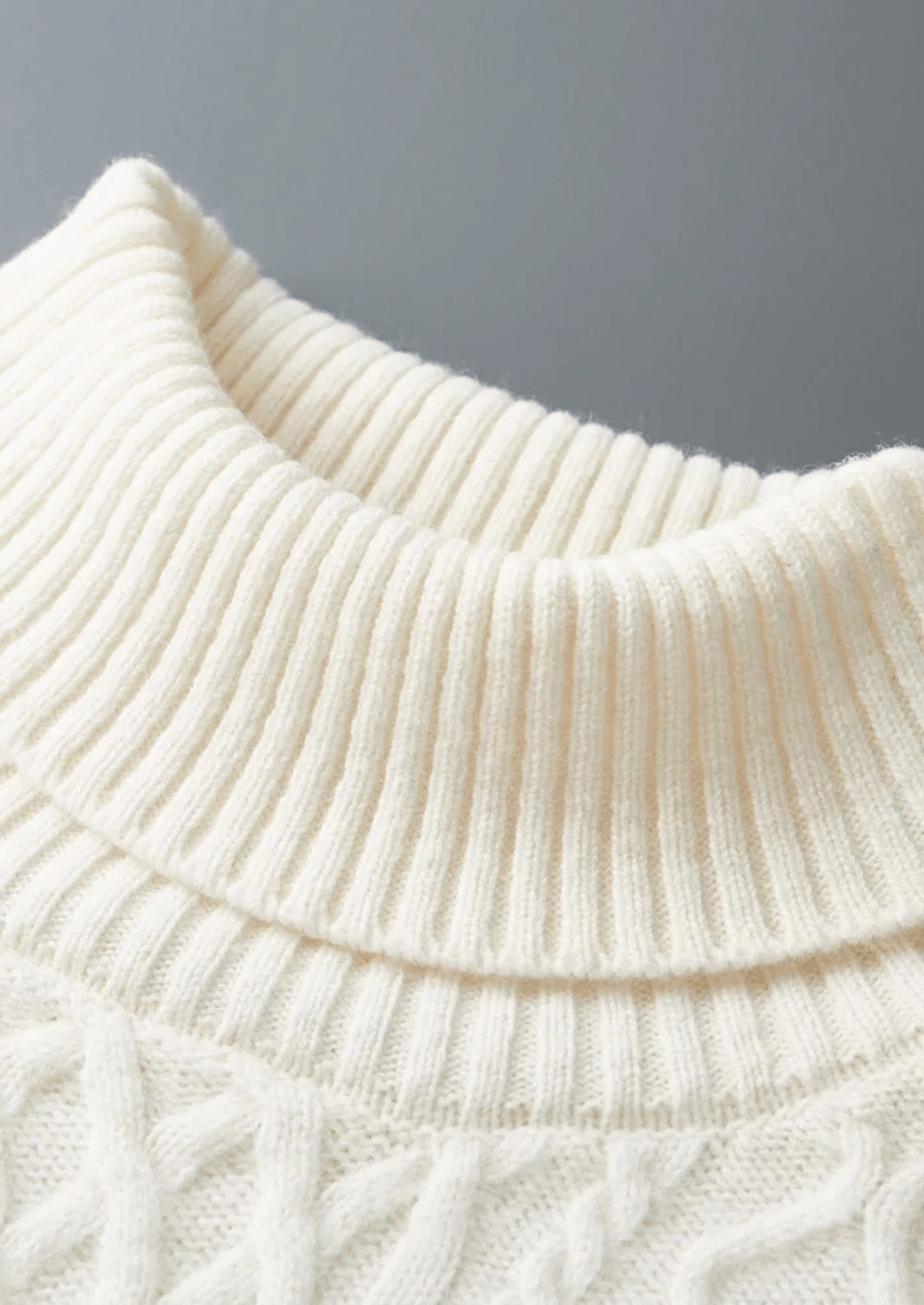 PURE EXTRA - FINE MERINO WOOL WINTERTIME ROLLNECK - LORMIER - 