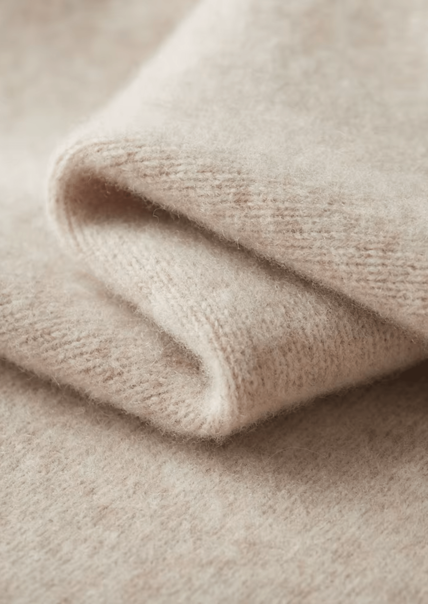 PURE MERINO WOOL BUTTON HOODIE - LORMIER - 