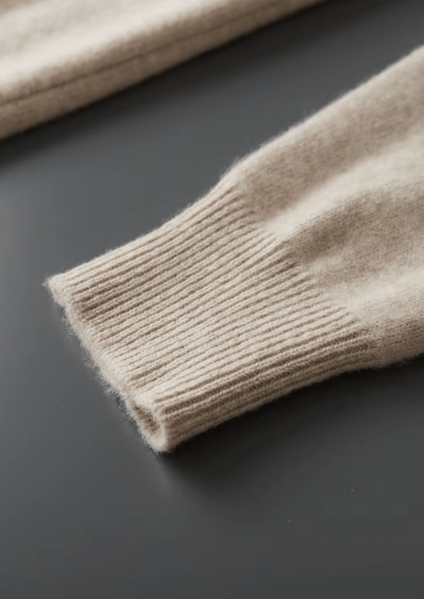 PURE MERINO WOOL BUTTON HOODIE - LORMIER - 