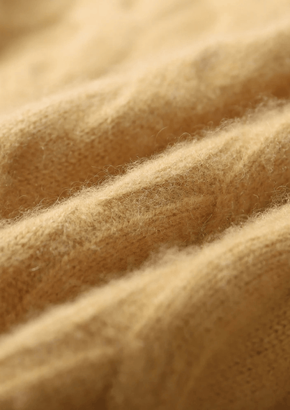 PURE MERINO WOOL CABLE CREWNECK - LORMIER - 