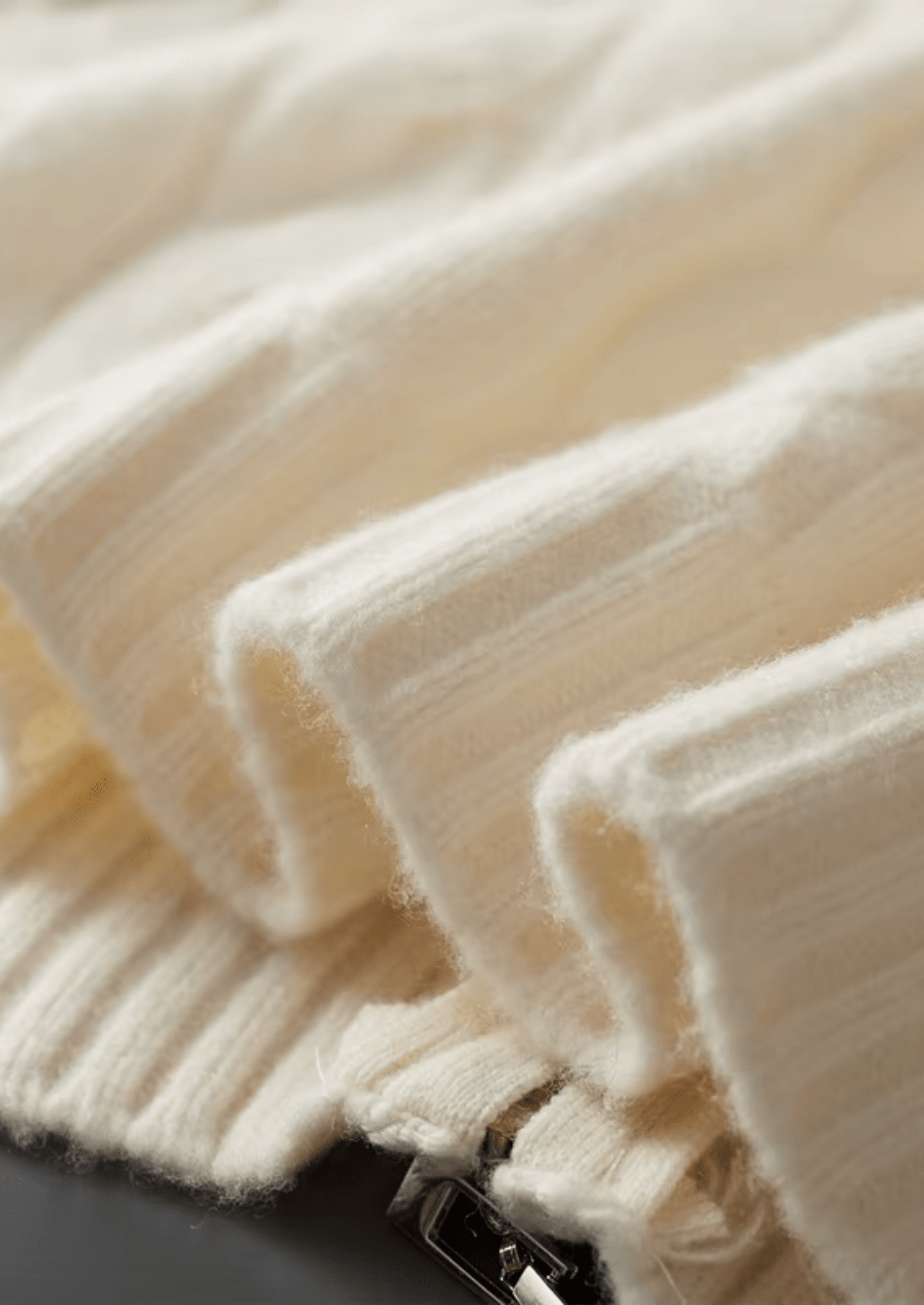 PURE MERINO WOOL DUAL - ZIP CABLE CARDIGAN - LORMIER - 