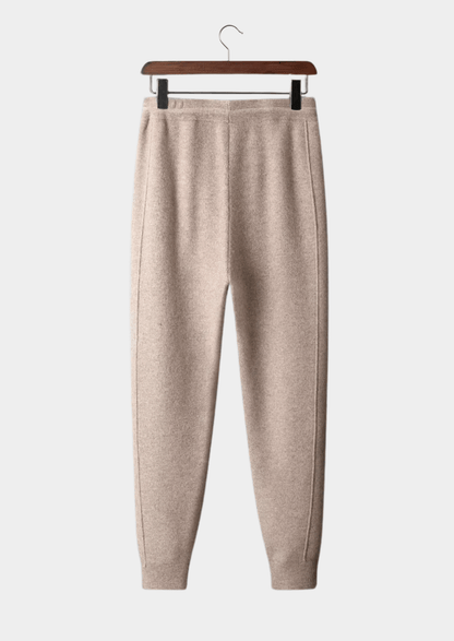 PURE MERINO WOOL LEISURE JOGGERS - LORMIER - 