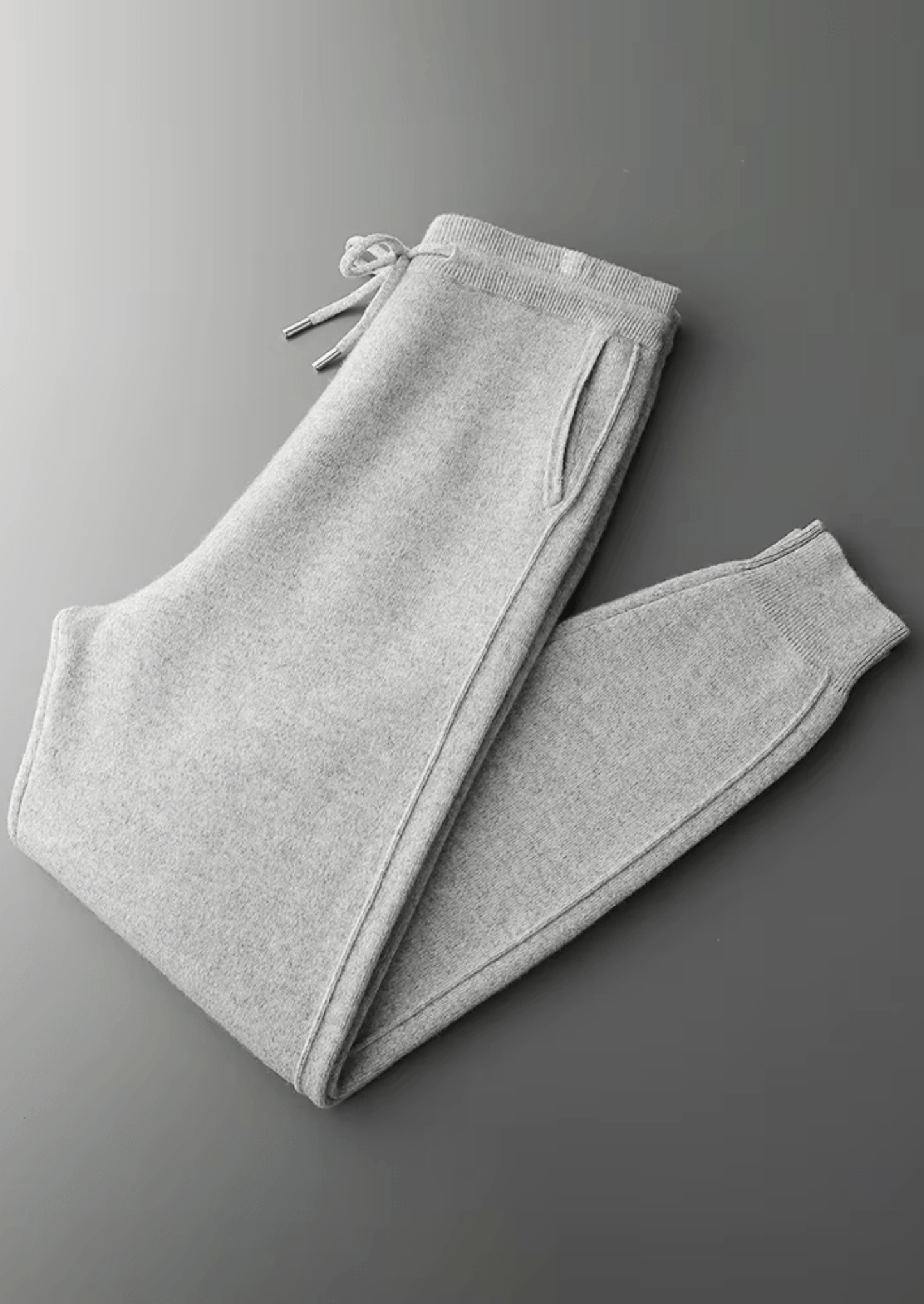 PURE MERINO WOOL LEISURE JOGGERS - LORMIER - 