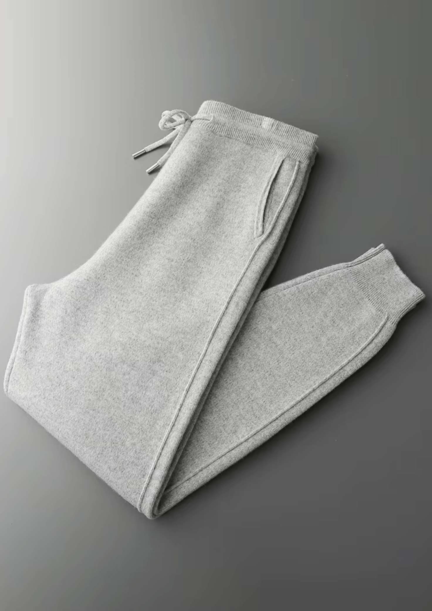 PURE MERINO WOOL LEISURE JOGGERS - LORMIER - 