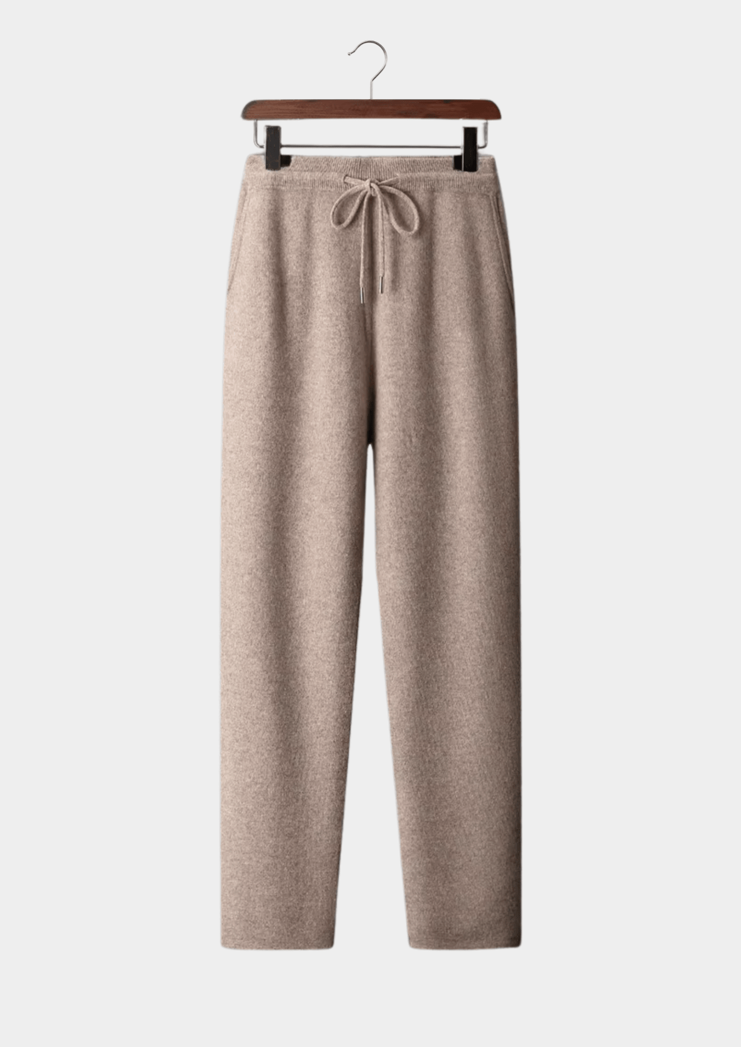 PURE MERINO WOOL LEISURE TROUSERS - LORMIER - 