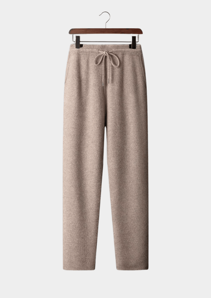 PURE MERINO WOOL LEISURE TROUSERS - LORMIER - 