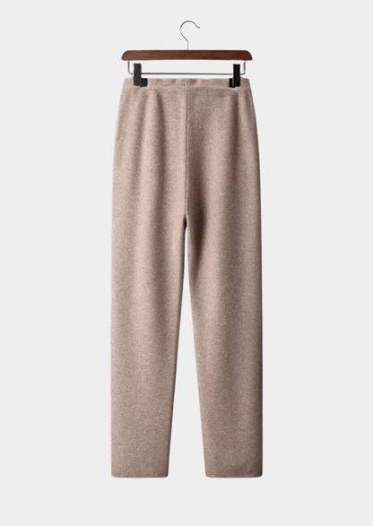 PURE MERINO WOOL LEISURE TROUSERS - LORMIER - 