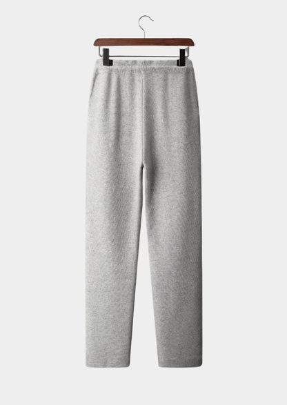 PURE MERINO WOOL LEISURE TROUSERS - LORMIER - 