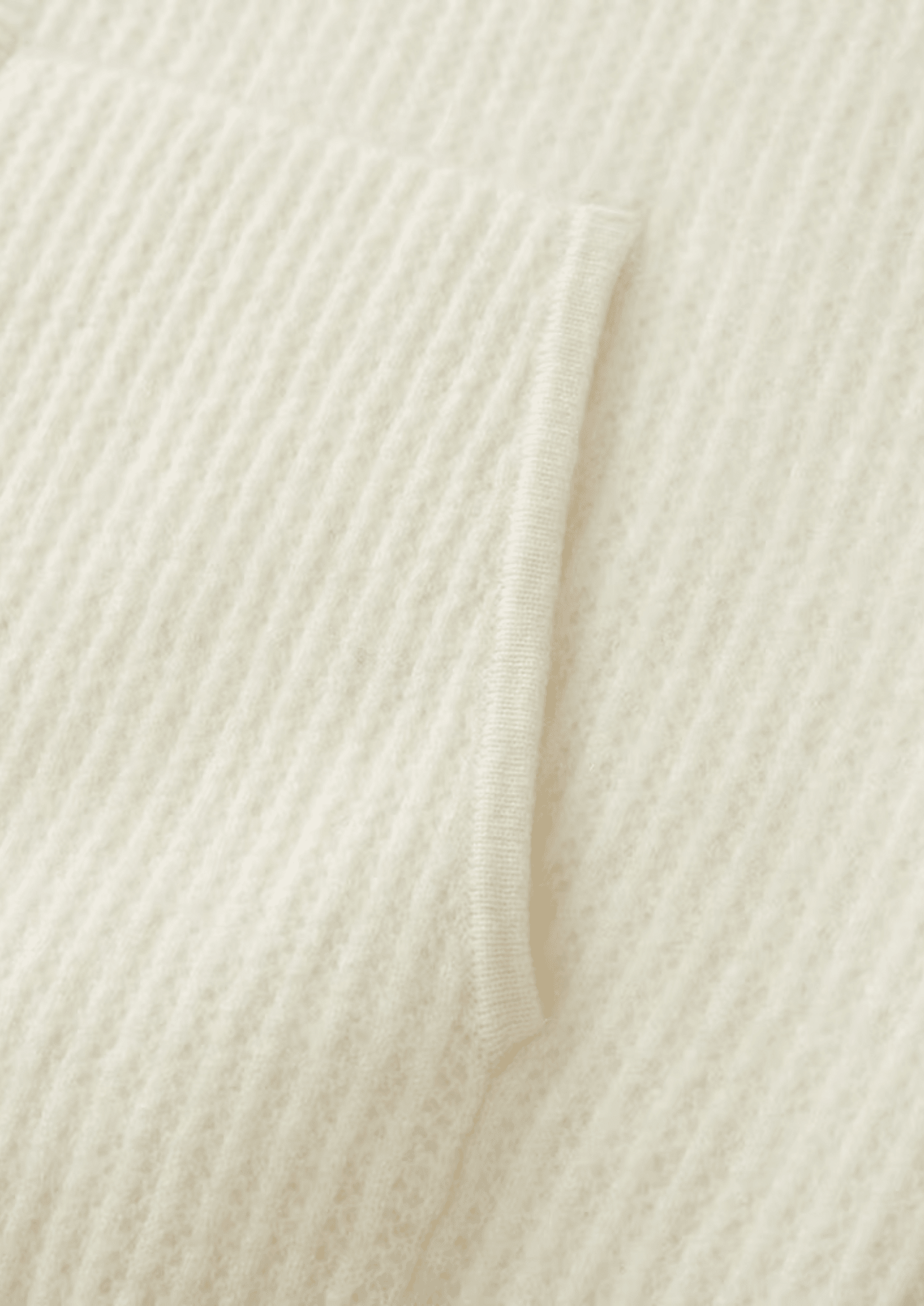 PURE MERINO WOOL RIBBED ZIPPER HOODIE - LORMIER - 
