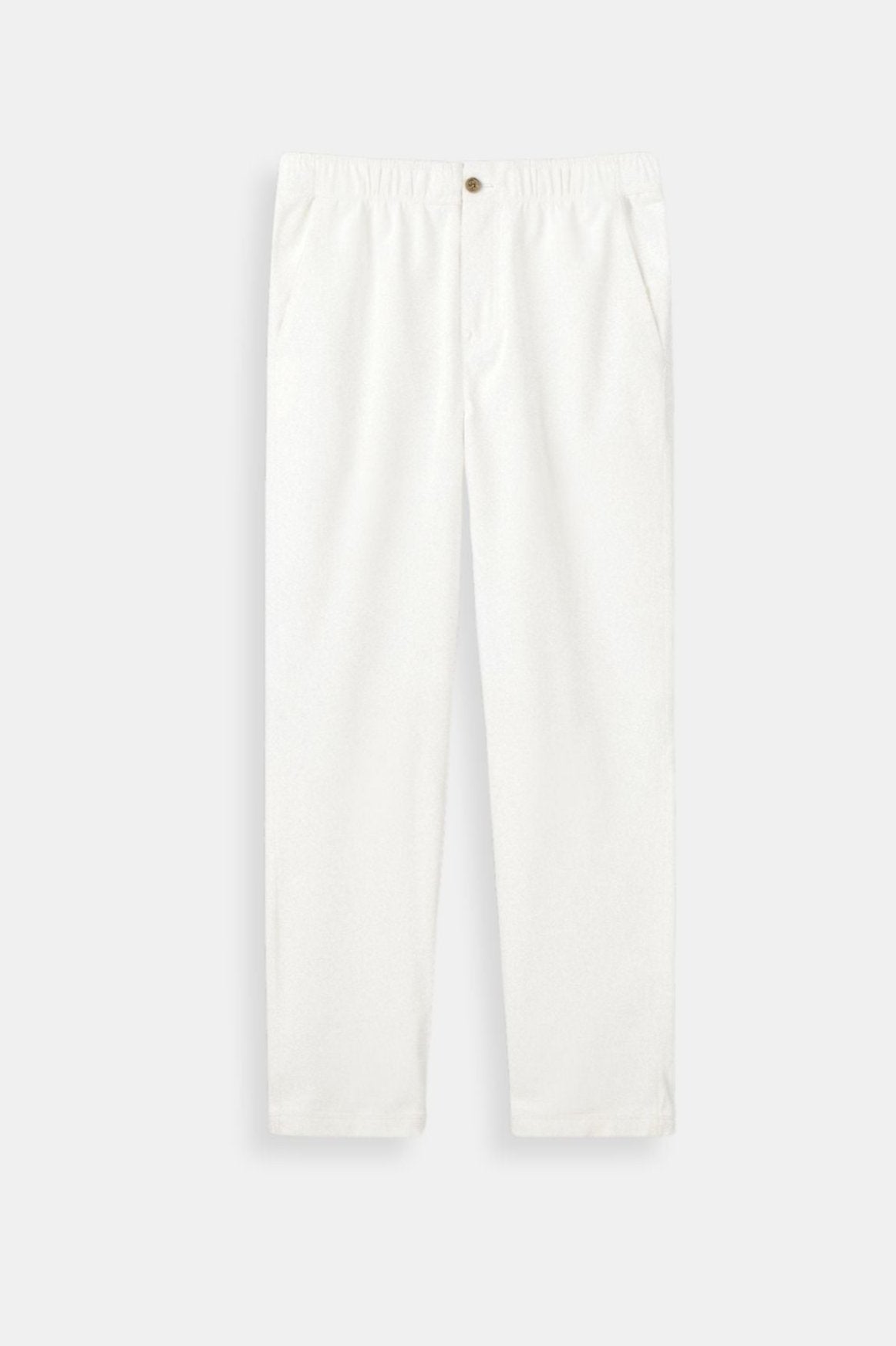 REGULAR FIT LINEN LOOSE PANTS - LORMIER - 