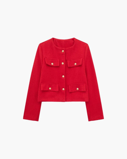 SAVILE CROP BLAZER - LORMIER - 