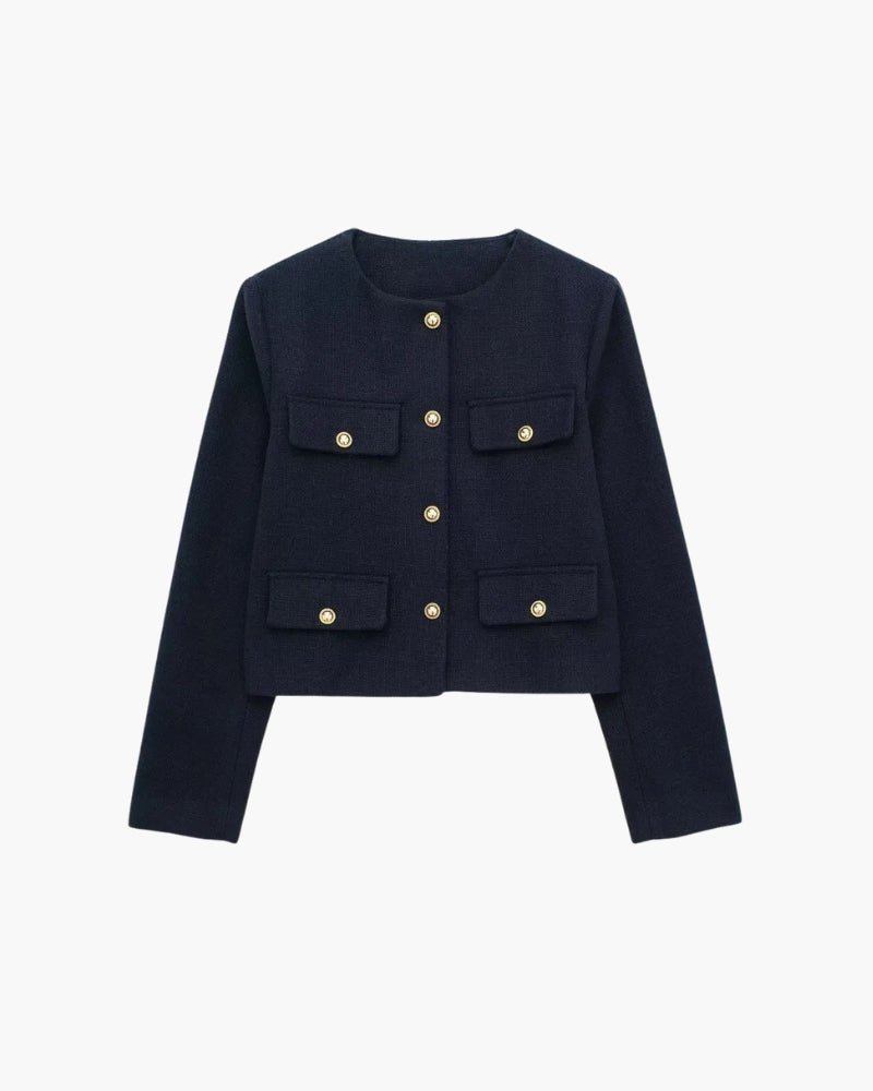 SAVILE CROP BLAZER - LORMIER - 