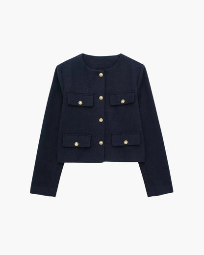 SAVILE CROP BLAZER - LORMIER - 