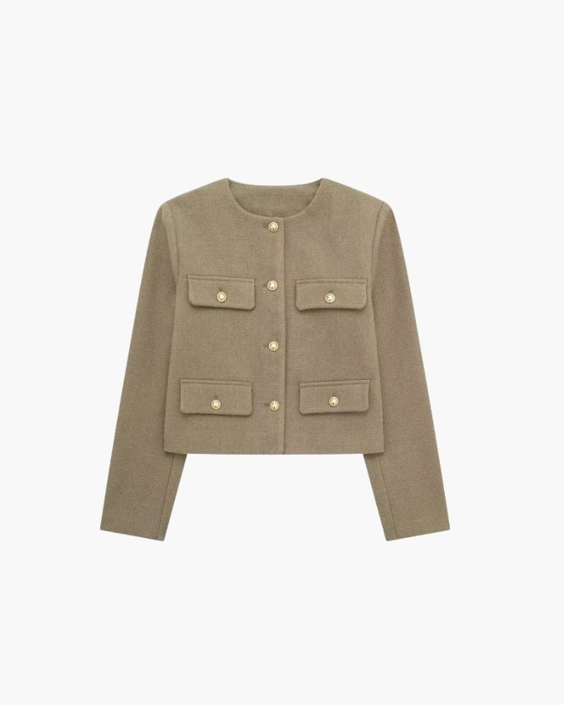 SAVILE CROP BLAZER - LORMIER - 
