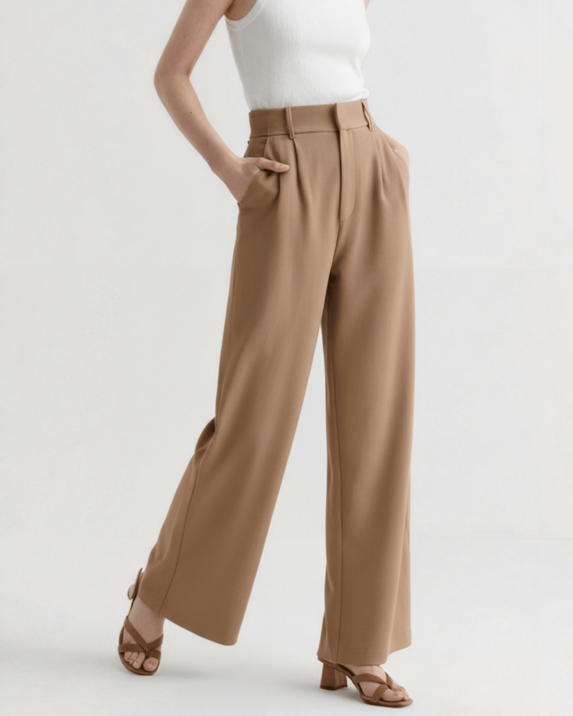 SERENA WIDE - LEG TROUSERS - LORMIER - 