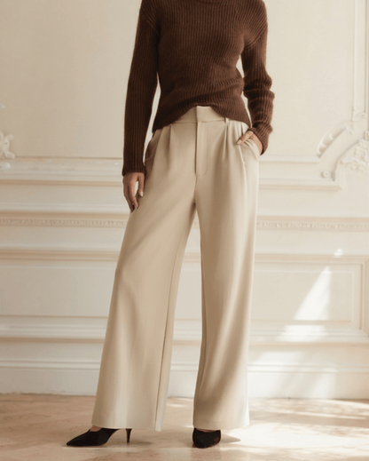 SERENA WIDE - LEG TROUSERS - LORMIER - 