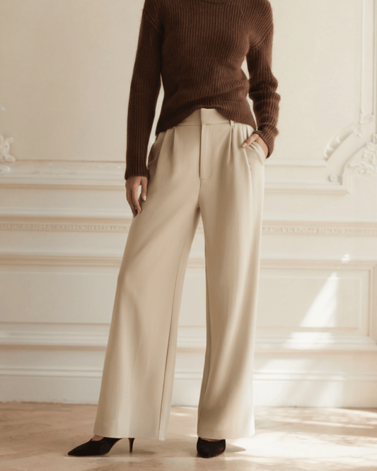 SERENA WIDE - LEG TROUSERS - LORMIER - 