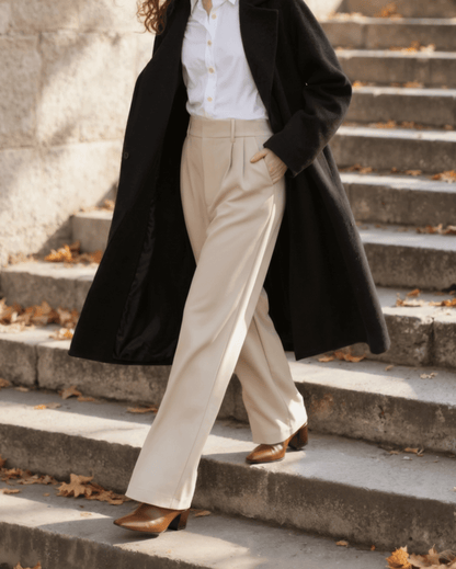 SERENA WIDE - LEG TROUSERS - LORMIER - 