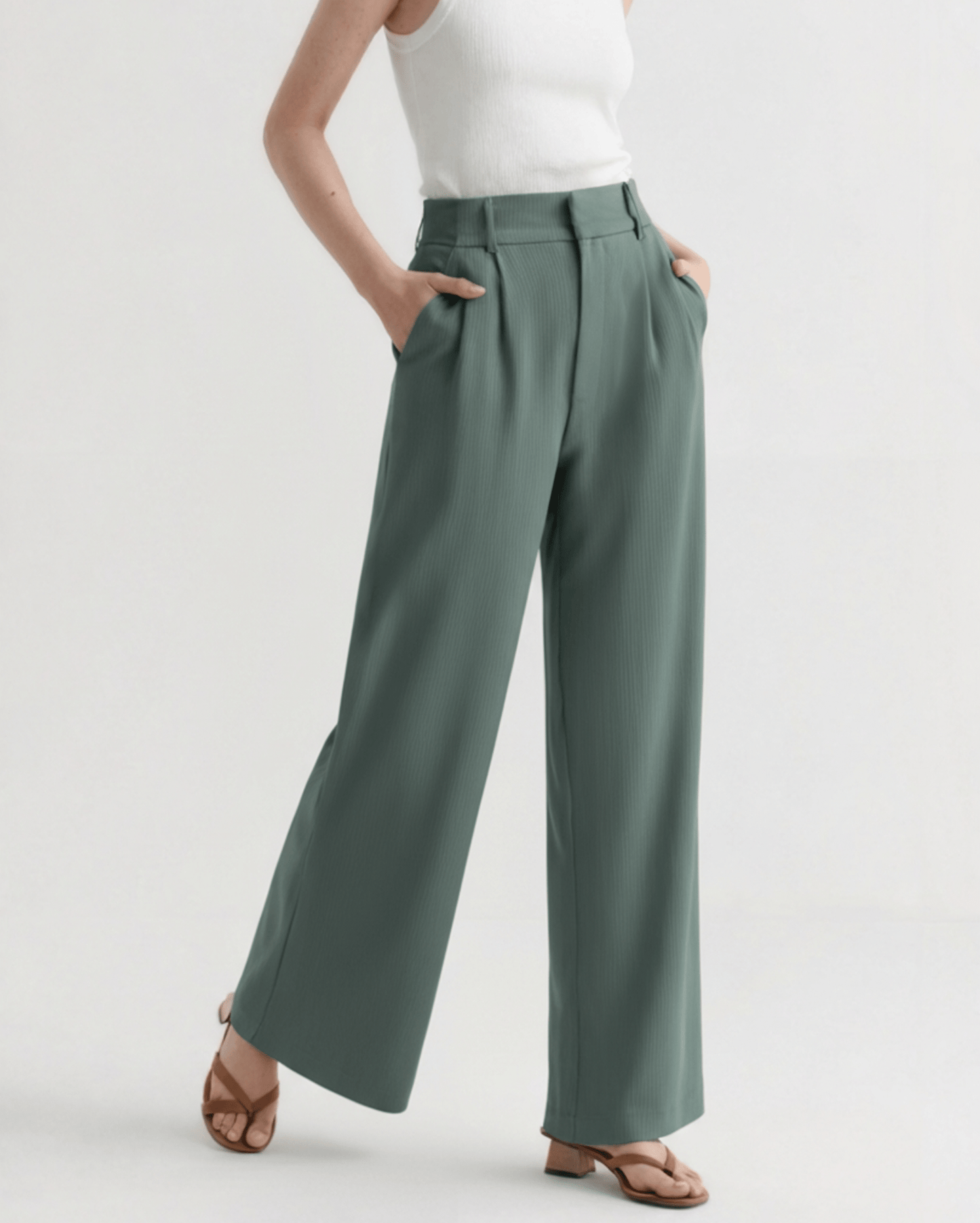 SERENA WIDE - LEG TROUSERS - LORMIER - 