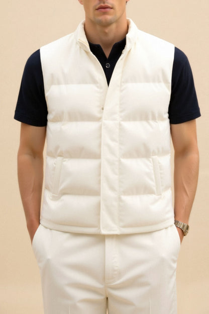 SLEEVELESS GILET VEST - LORMIER - 