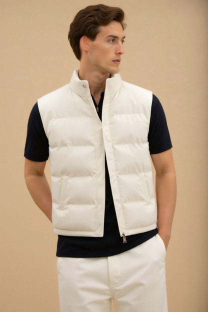 SLEEVELESS GILET VEST - LORMIER - 