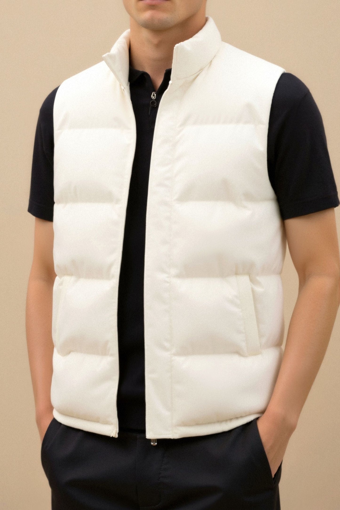 SLEEVELESS GILET VEST - LORMIER - 