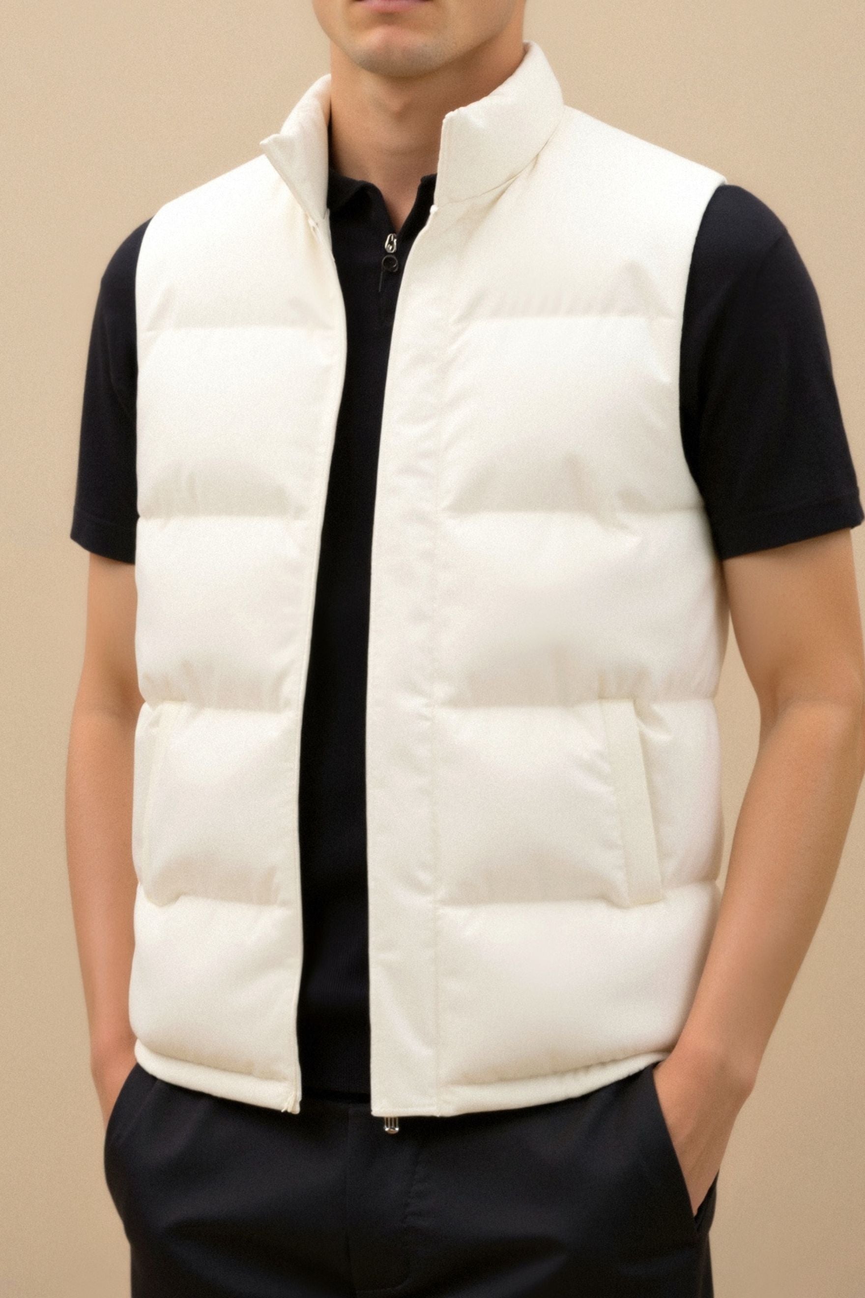 SLEEVELESS GILET VEST - LORMIER - 