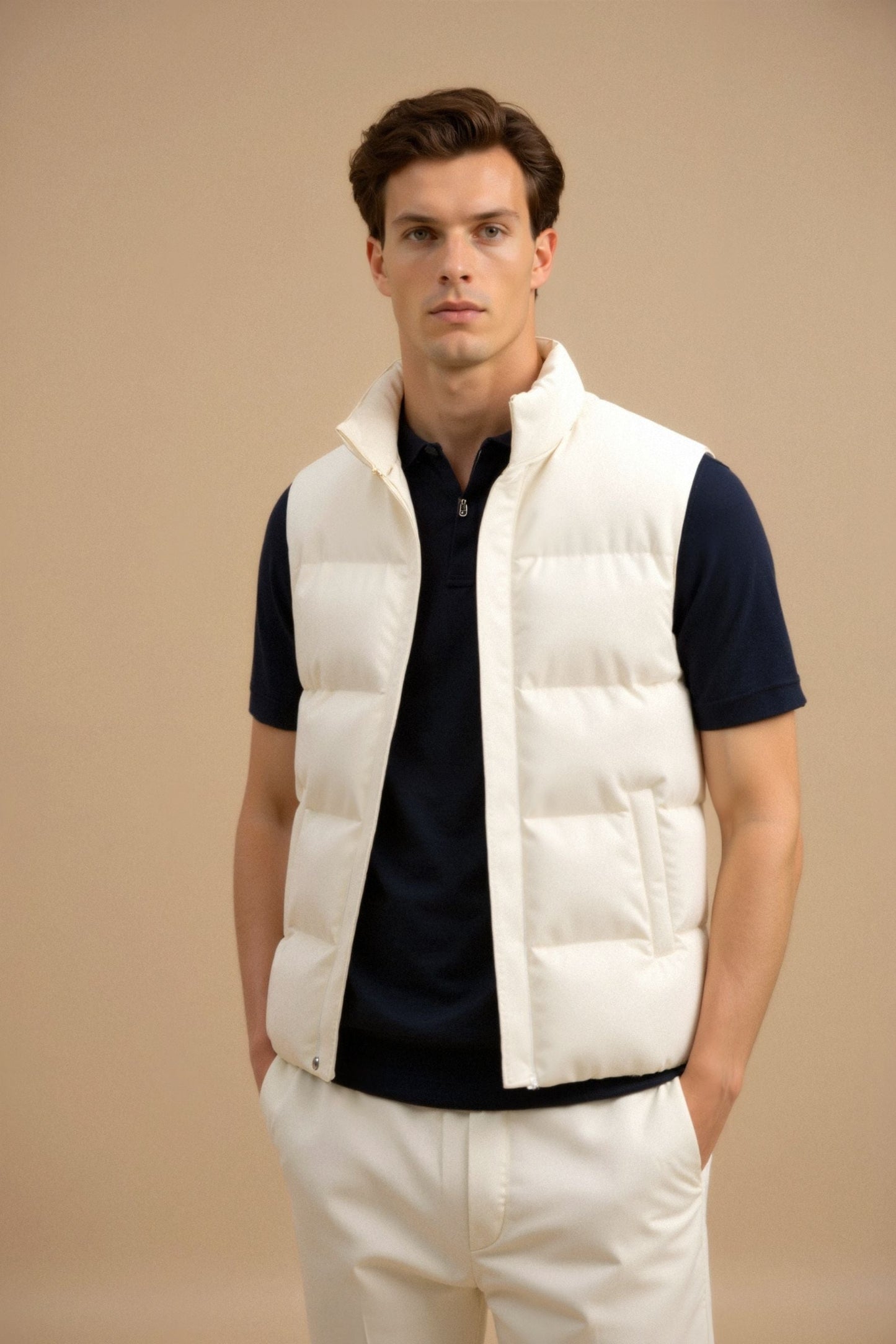 SLEEVELESS GILET VEST - LORMIER - 