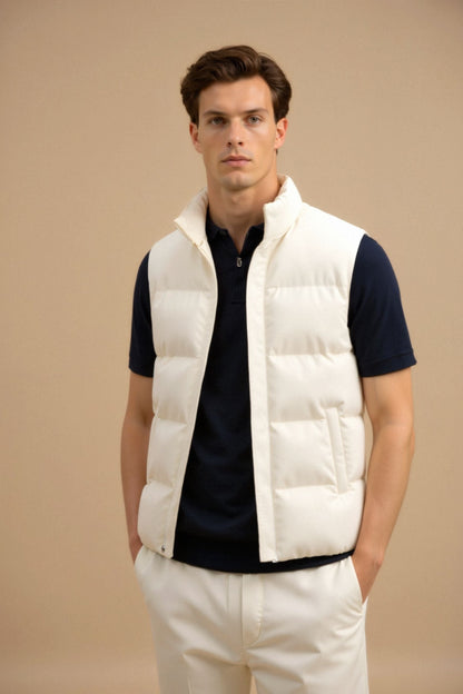 SLEEVELESS GILET VEST - LORMIER - 