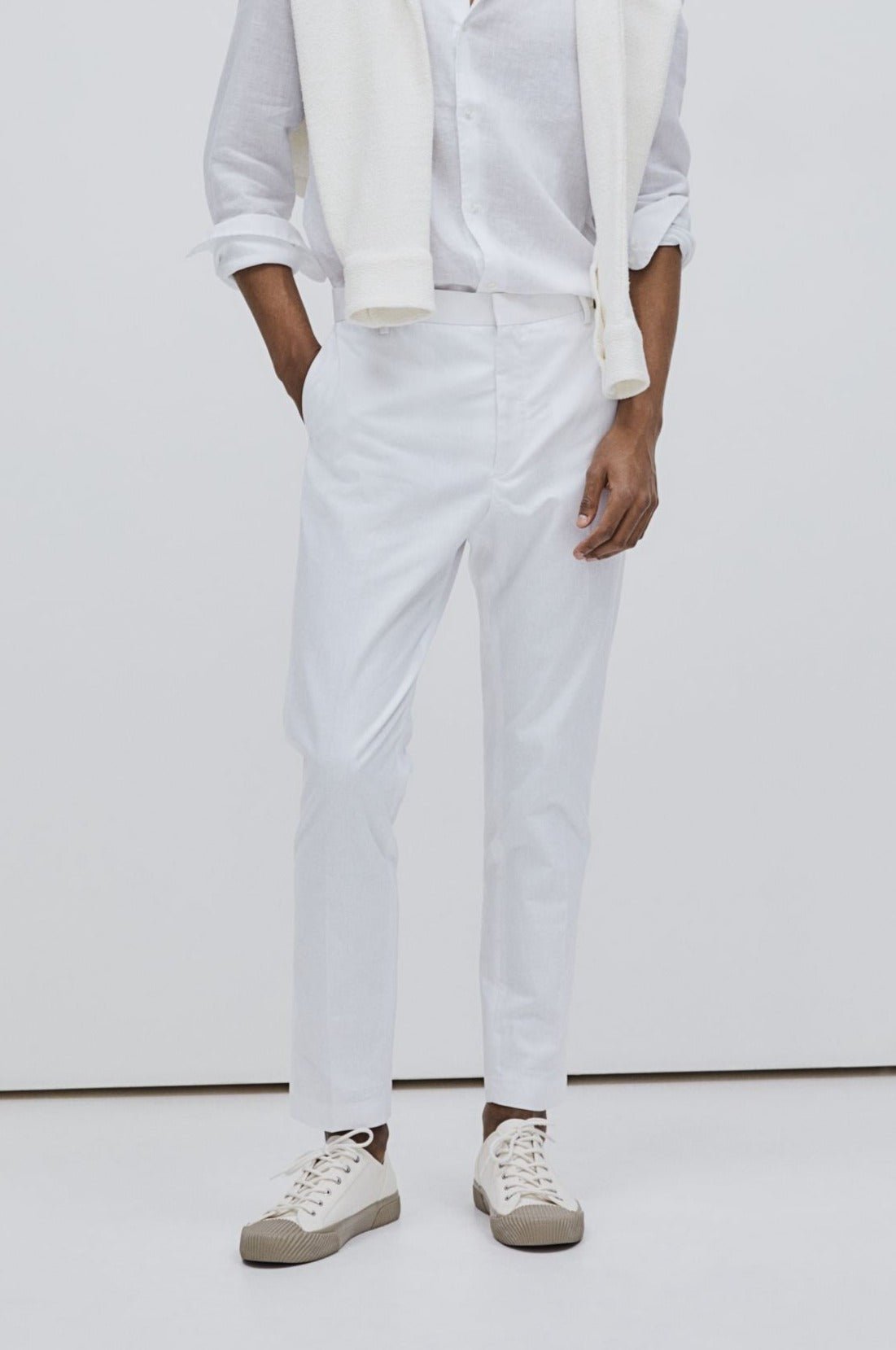 SLIM SPACIAL CLASSY CHINO PANTS - LORMIER - 
