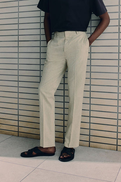SLIM SPACIAL CLASSY CHINO PANTS - LORMIER - 