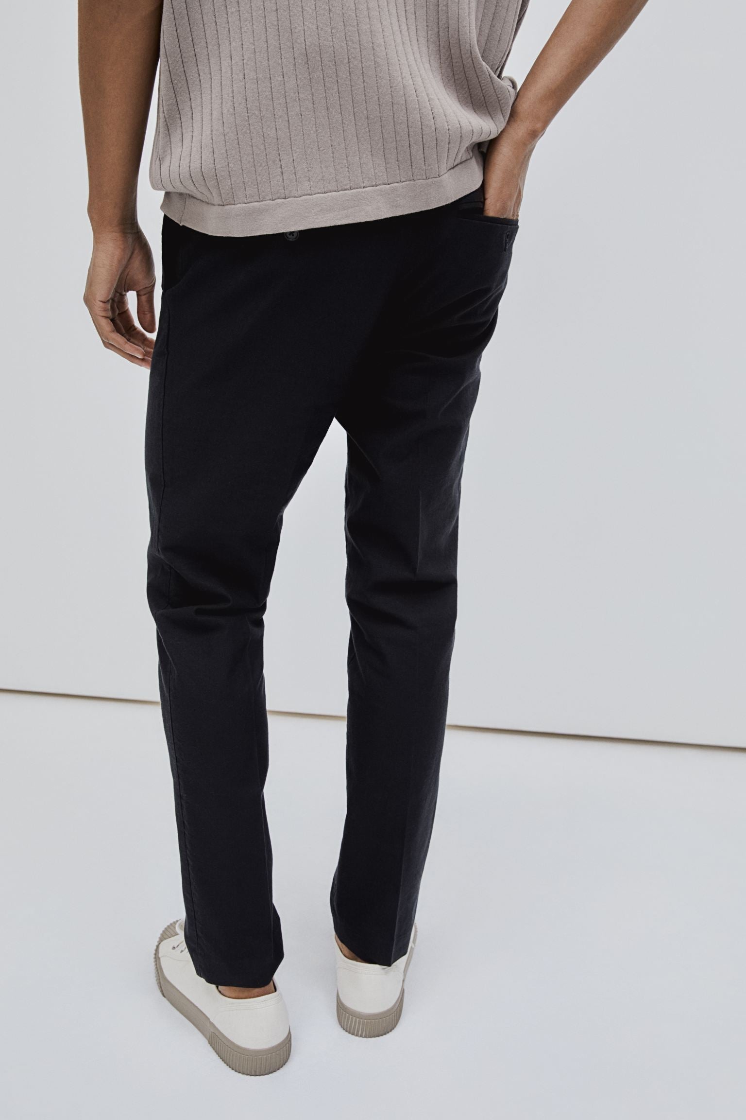 SLIM SPACIAL CLASSY CHINO PANTS - LORMIER - 