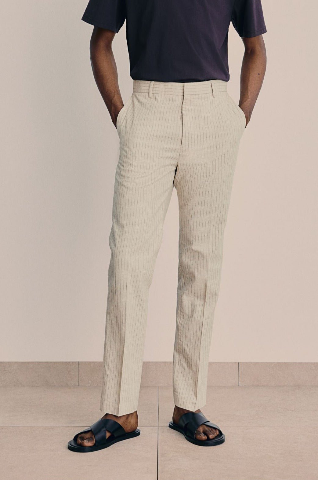 SLIM SPACIAL CLASSY CHINO PANTS - LORMIER - 