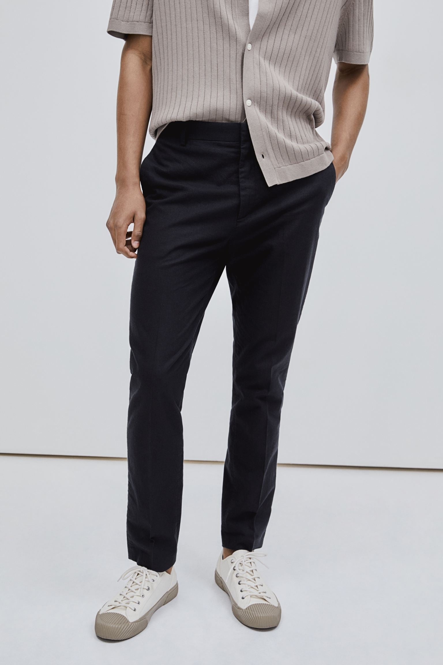 SLIM SPACIAL CLASSY CHINO PANTS - LORMIER - 