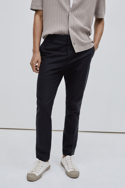SLIM SPACIAL CLASSY CHINO PANTS - LORMIER - 