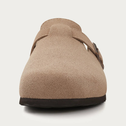SUEDE CLOGS - LORMIER - 
