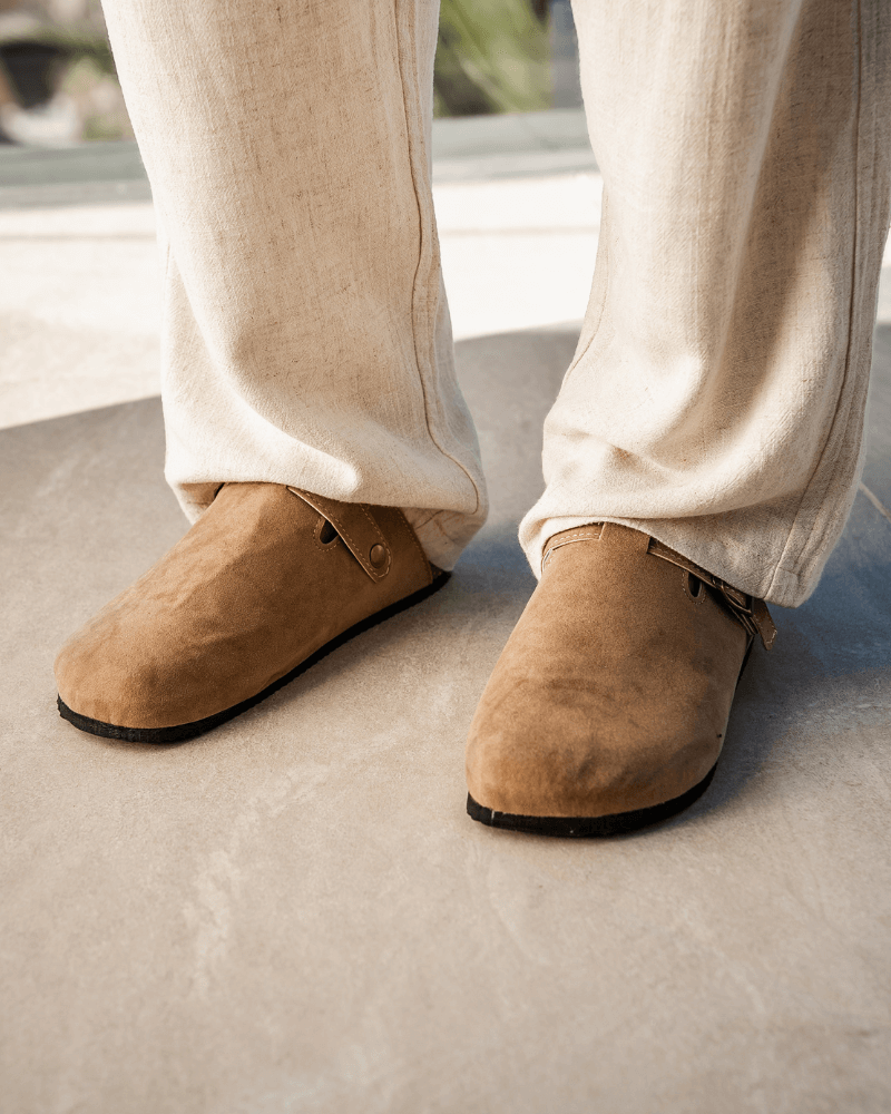 SUEDE CLOGS - LORMIER - 