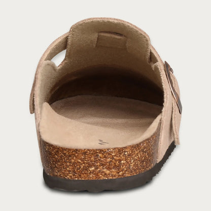 SUEDE CLOGS - LORMIER - 