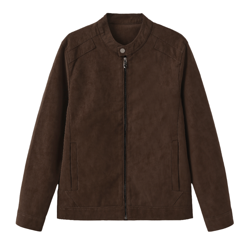 SUEDE LEATHER JACKET - LORMIER - 