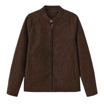 SUEDE LEATHER JACKET - LORMIER - 
