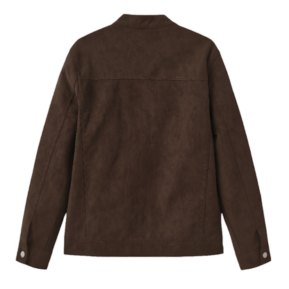 SUEDE LEATHER JACKET - LORMIER - 