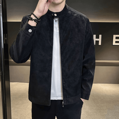 SUEDE LEATHER JACKET - LORMIER - 