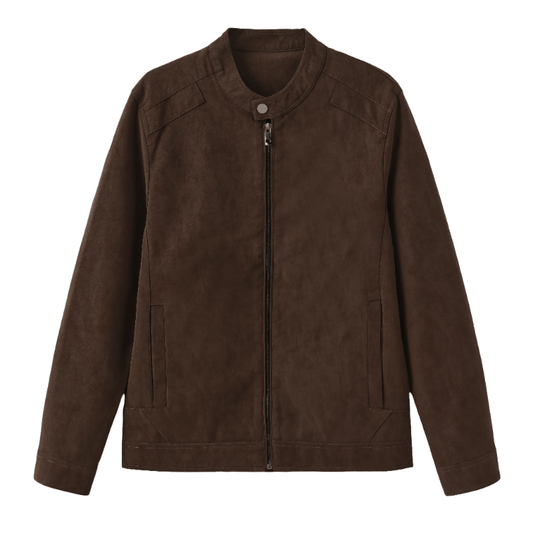 SUEDE LEATHER JACKET - LORMIER - 