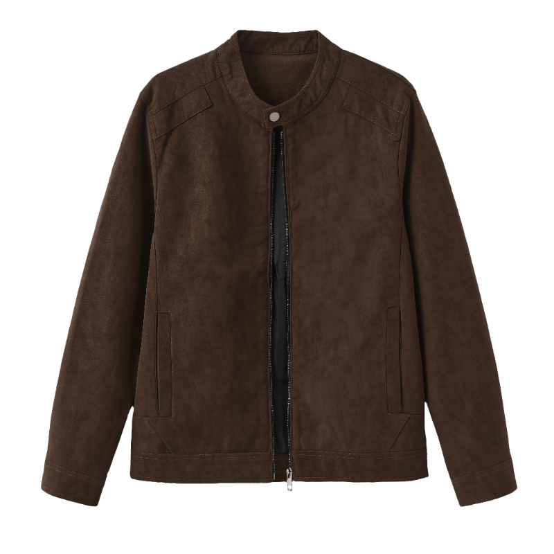 SUEDE LEATHER JACKET - LORMIER - 