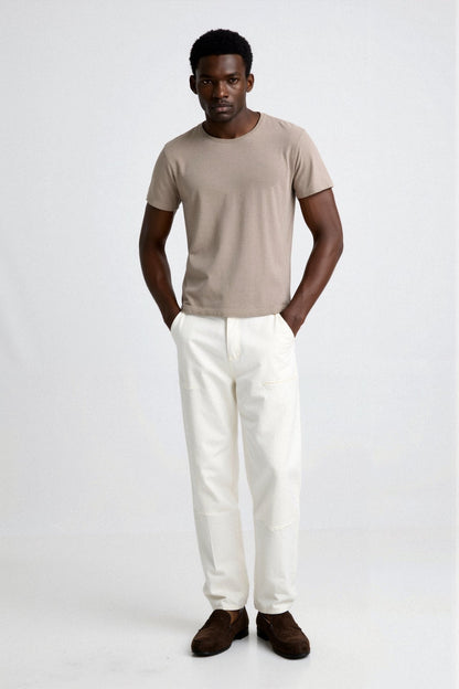 SUEDE LEATHER NON - SLIP LOAFER SHOES - LORMIER - 