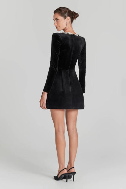 THE AURORA MINI DRESS - LORMIER - 